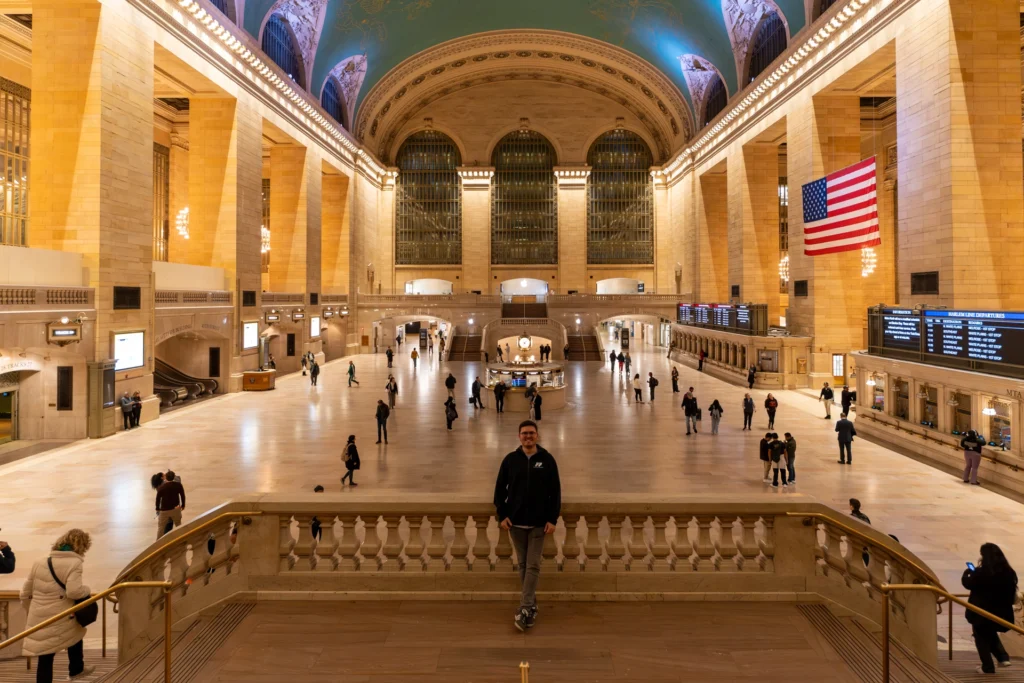 Grand Central Terminal durante el viaje a Nueva York