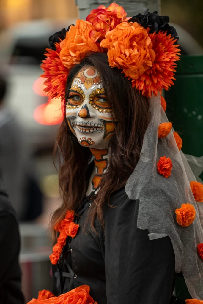 Celebración de Halloween durante el viaje a Nueva York