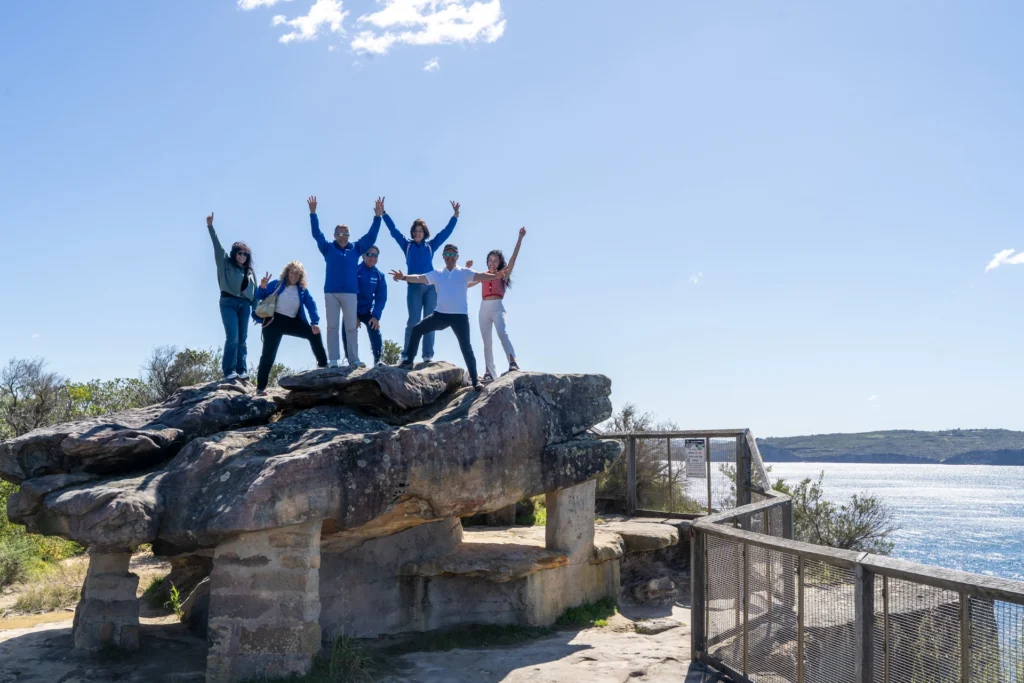Grupo de viajeros en Sídney durante la experiencia Sydney Marathon